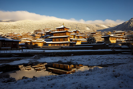 噶丹松赞林寺加丹松赞林寺背景