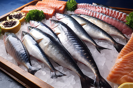 健康的鱼肉鱼肉市场高清图片