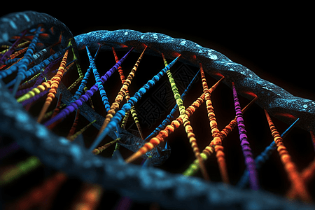 DNA的宏观视图图片