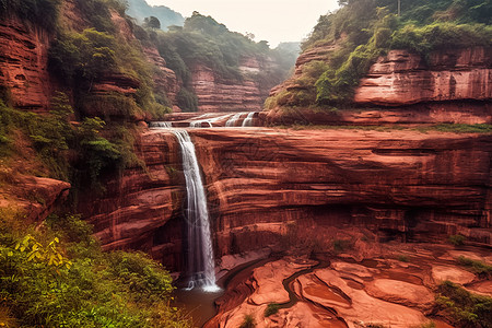 山间美景赤水竹海高清图片