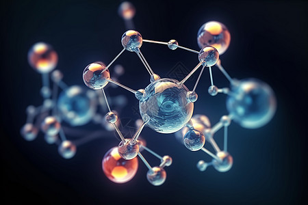 分子原子抽象结构图片