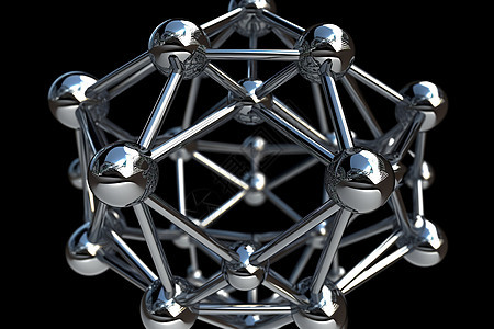 金属分子结构模型图片