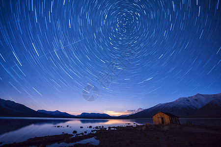 灿烂夜晚的星空高清图片