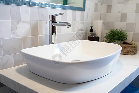 浴室洗手池设计背景图片