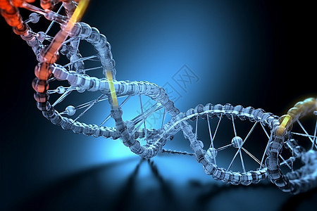 立体DNA结构图片