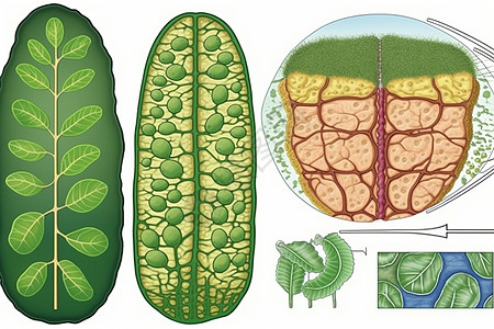 植物组织背景图片
