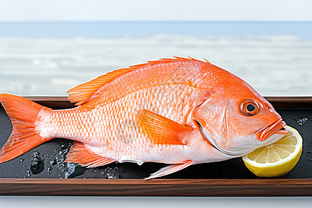 海鲜水产品橙鲷鱼图片