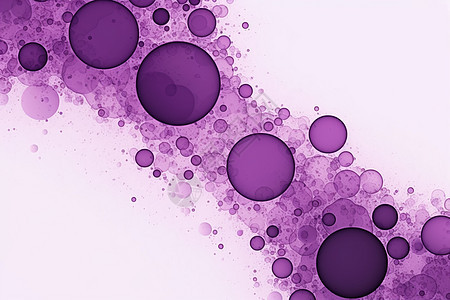 抽象紫色泡泡背景图片