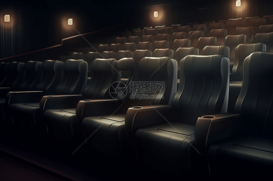 黑暗剧院的座位图片