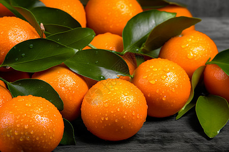南方地区多汁的柑橘图片