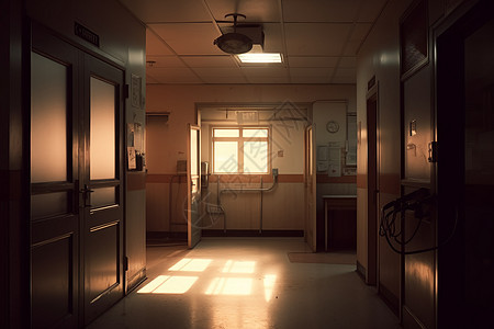 医院的门口图片