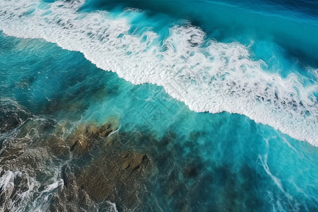 夏日海浪图片