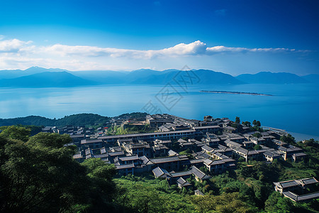 旅旅游岛屿的景色背景