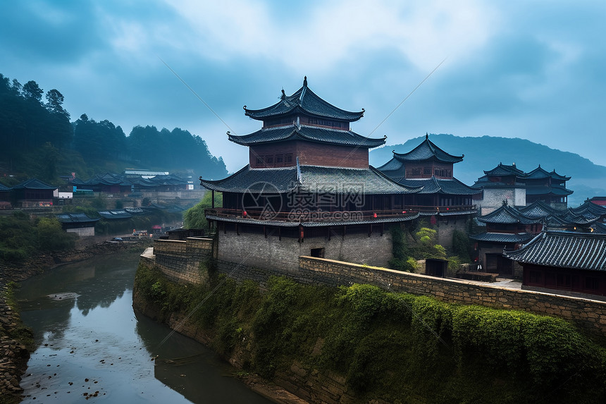 湖南古村建筑图片