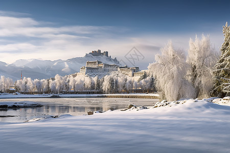 冬天的雪景图片