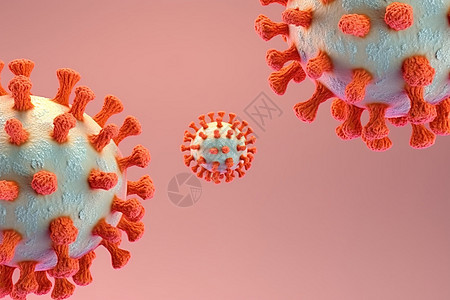 3d病毒概念图片