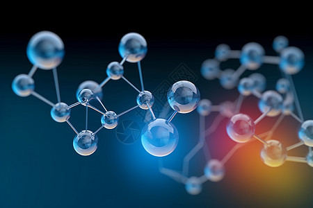 分子化学结构背景图片