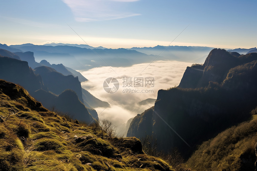 大气高原山川自然风光图片