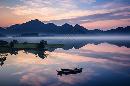 美丽的高山湖水风光图片