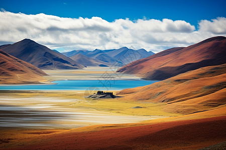 河流山川景观图片