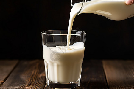 营养健康的牛奶图片
