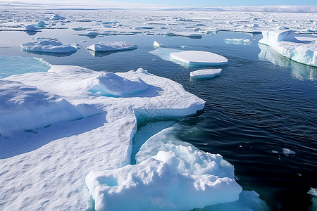 冰雪融化南极半岛高清图片