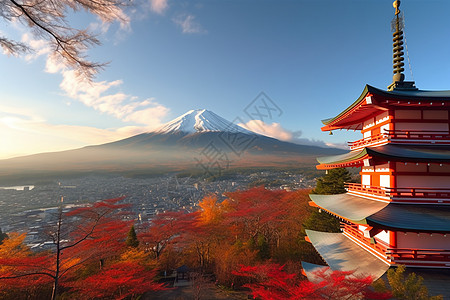 富士山美景图片