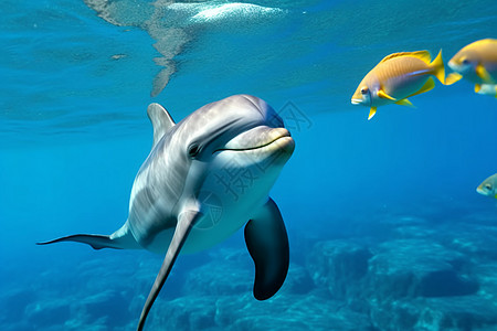 可爱的海豚图片