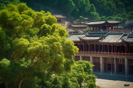 大型庭院建筑图片