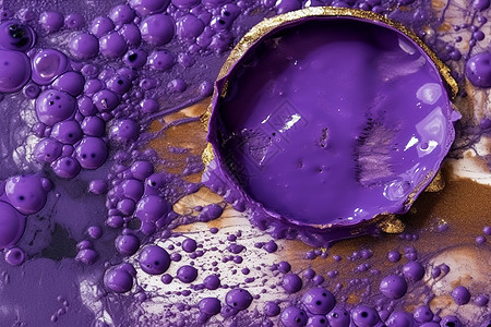 紫色硬漆涂料图片