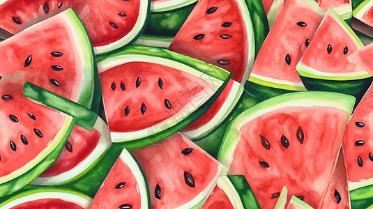 夏季的水果西瓜图片