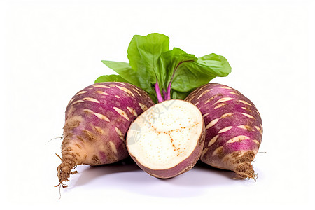 红薯叶子营养健康的蔬菜背景