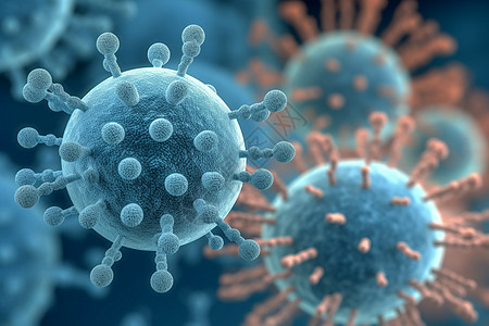 冠状病毒宏观图图片