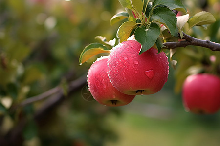 苹果树上的苹果图片