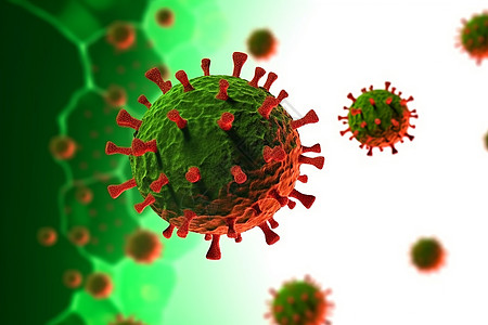 流行冠状病毒图片