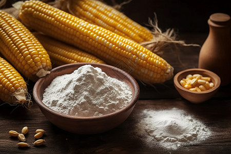 玉米和玉米淀粉高清图片