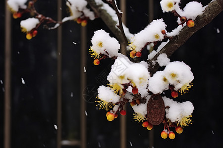 冬天的梅花图片