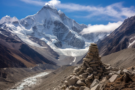 雪山美景图片