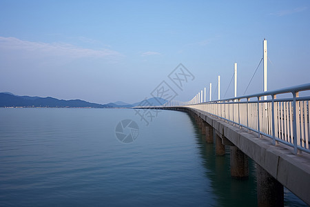城市海湾大桥图片