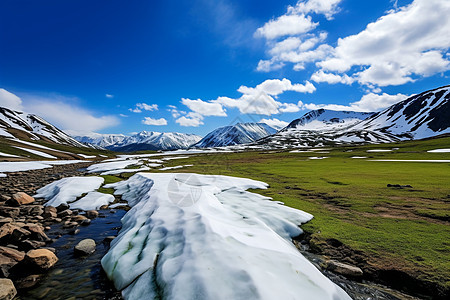 喀纳斯黑湖风景区高清图片