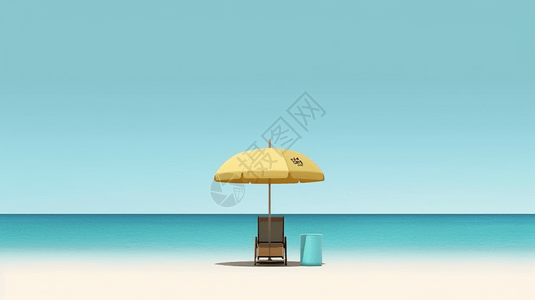沙滩遮阳伞图片