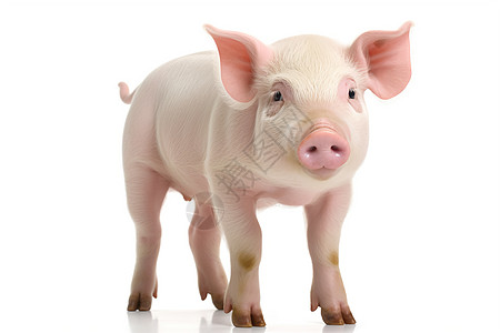 粉嫩系哺乳动物猪背景
