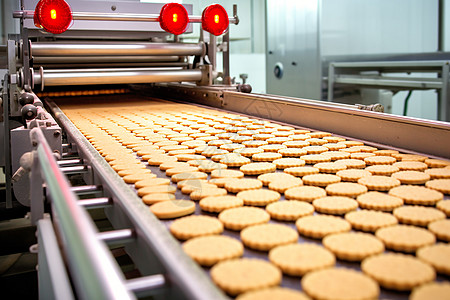 饼干工厂的运输机高清图片