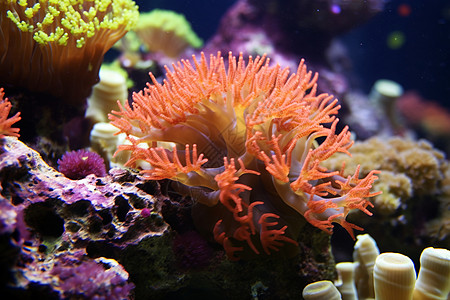 美丽的珊瑚丛图片