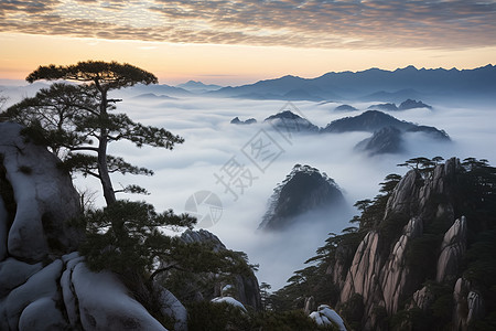 安徽黄山自然风景图片