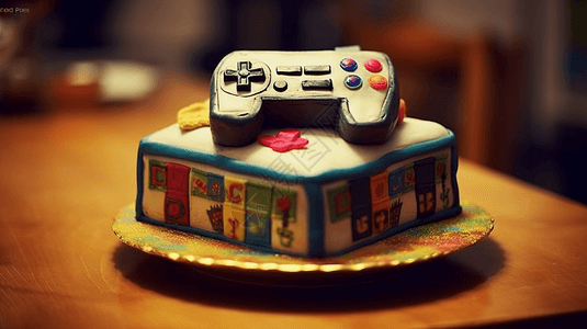 生日蛋糕造型的游戏机图片