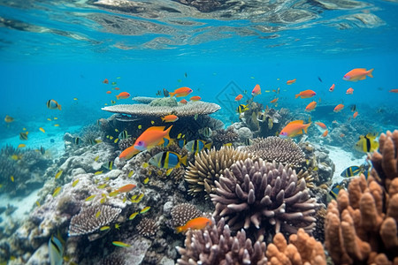 热带区域的深海海洋生物图片