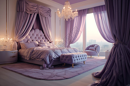 梦幻般的卧室设计图片