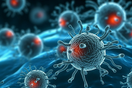 医疗化学病毒细胞图片
