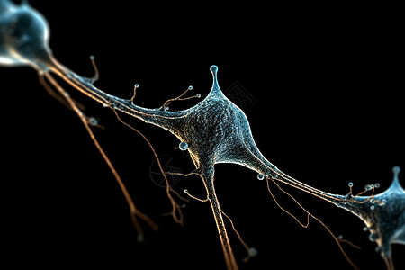 突触神经元图片